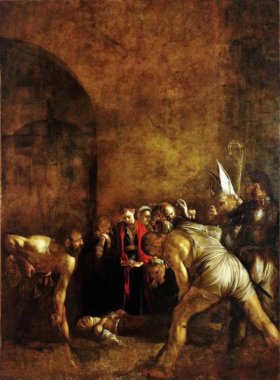 L'Enterrement de sainte Lucie - Le Caravage