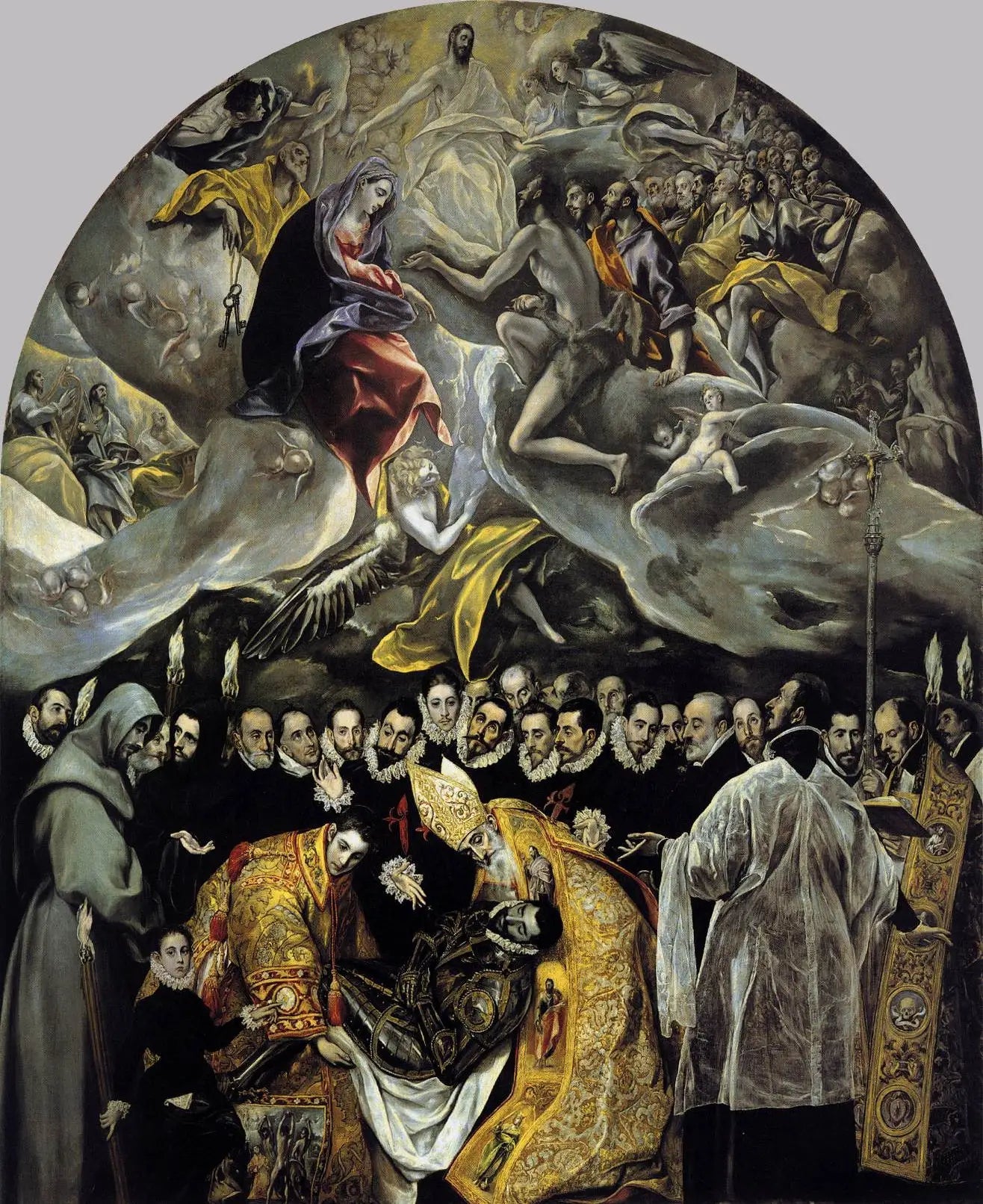 L'Enterrement du comte d'Orgaz - El Greco image 1 reproduction de peinture à l’huile
