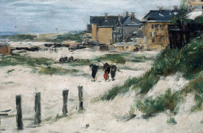 L'entrée de Berck - Eugène Boudin