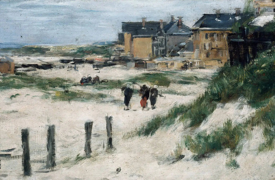 L'entrée de Berck - Eugène Boudin