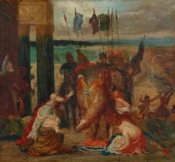 L'Entrée des croisés à Constantinople - Edgar Degas image 1 reproduction réalisée par Alpha Reproduction