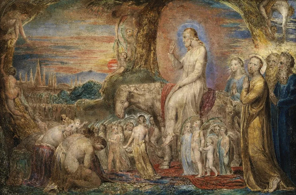L'entrée du Christ à Jérusalem - William Blake image 1 copie de tableau peinte à la main