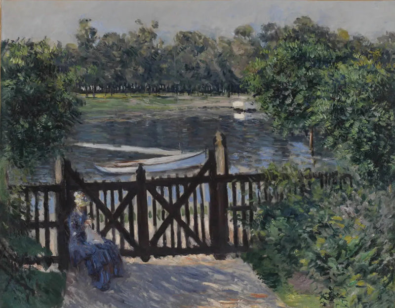 L'Entrée du jardin, Petit-Gennevilliers - Gustave Caillebotte