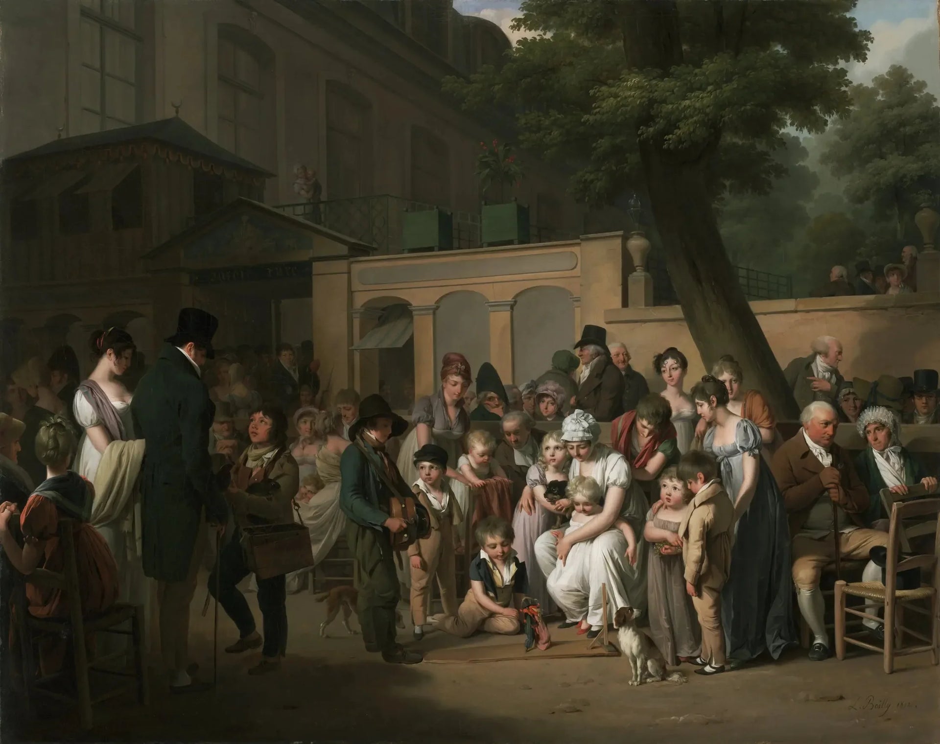 L'Entrée du jardin turc - Louis-Léopold Boilly image 1 copie peinte à la main à l’huile
