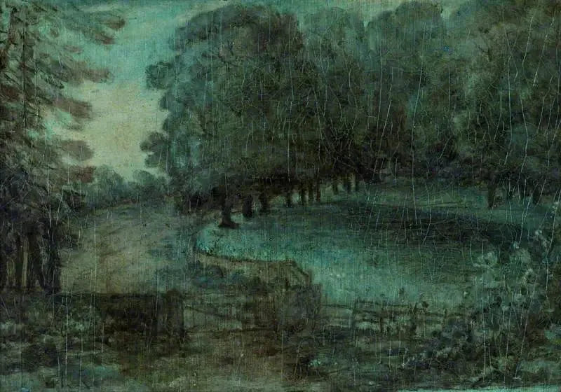 L'entrée du parc de M. Thrale, Streatham - Joshua Reynolds image 1 reproduction réalisée par Alpha Reproduction