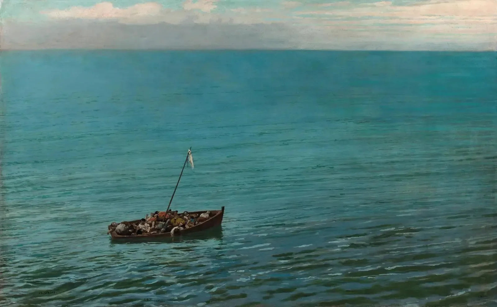 L'Épave - Jean-Léon Gérôme image 1 reproduction d’œuvre d’art à l’huile