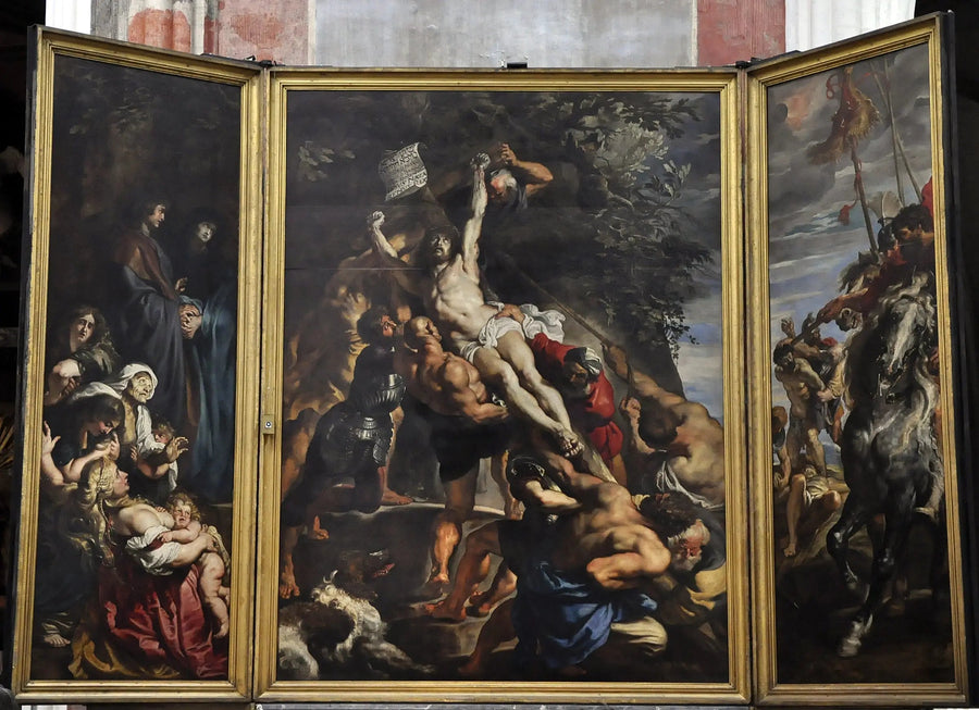 L'Érection de la croix - Peter Paul Rubens
