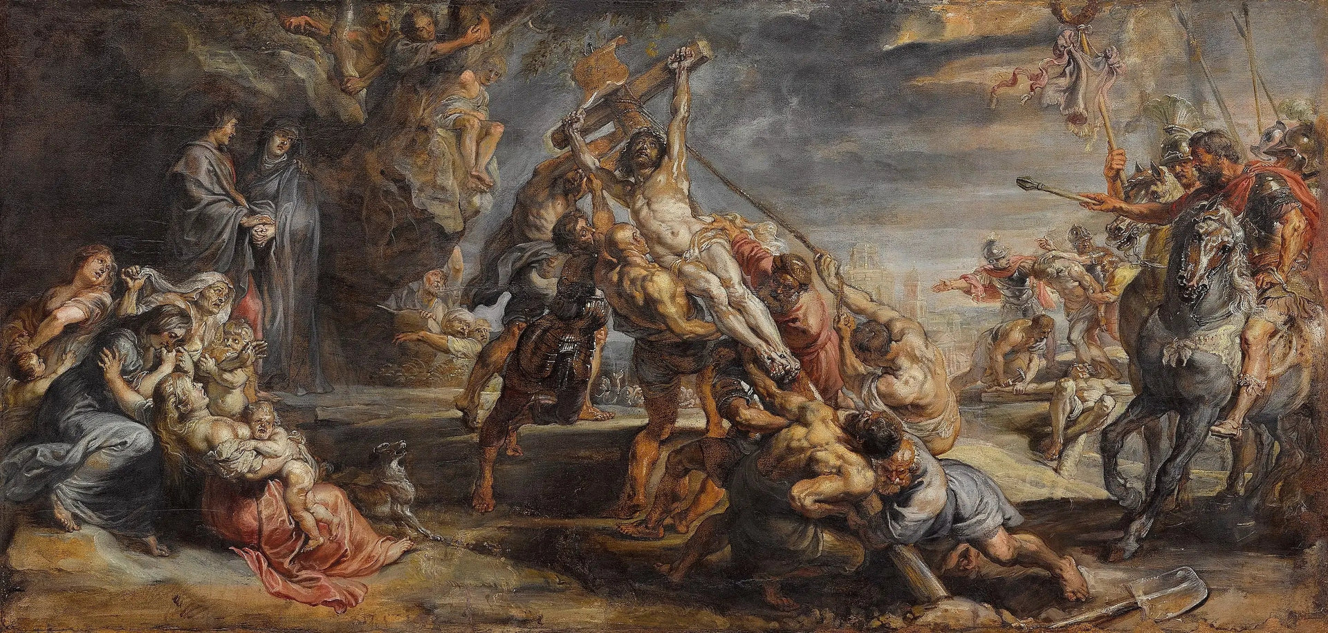 L'Érection de la Croix - Peter Paul Rubens image 1 reproduction d’œuvre d’art à l’huile