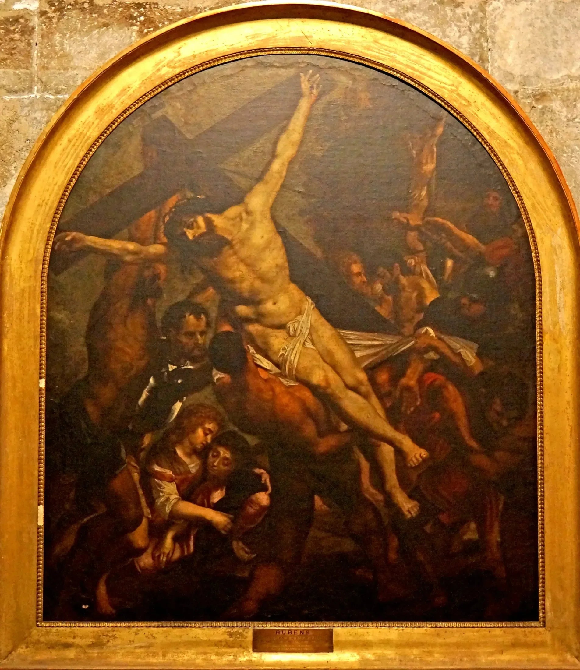 l'Érection de la croix - Peter Paul Rubens image 1 tableau peint à l’huile sur toile