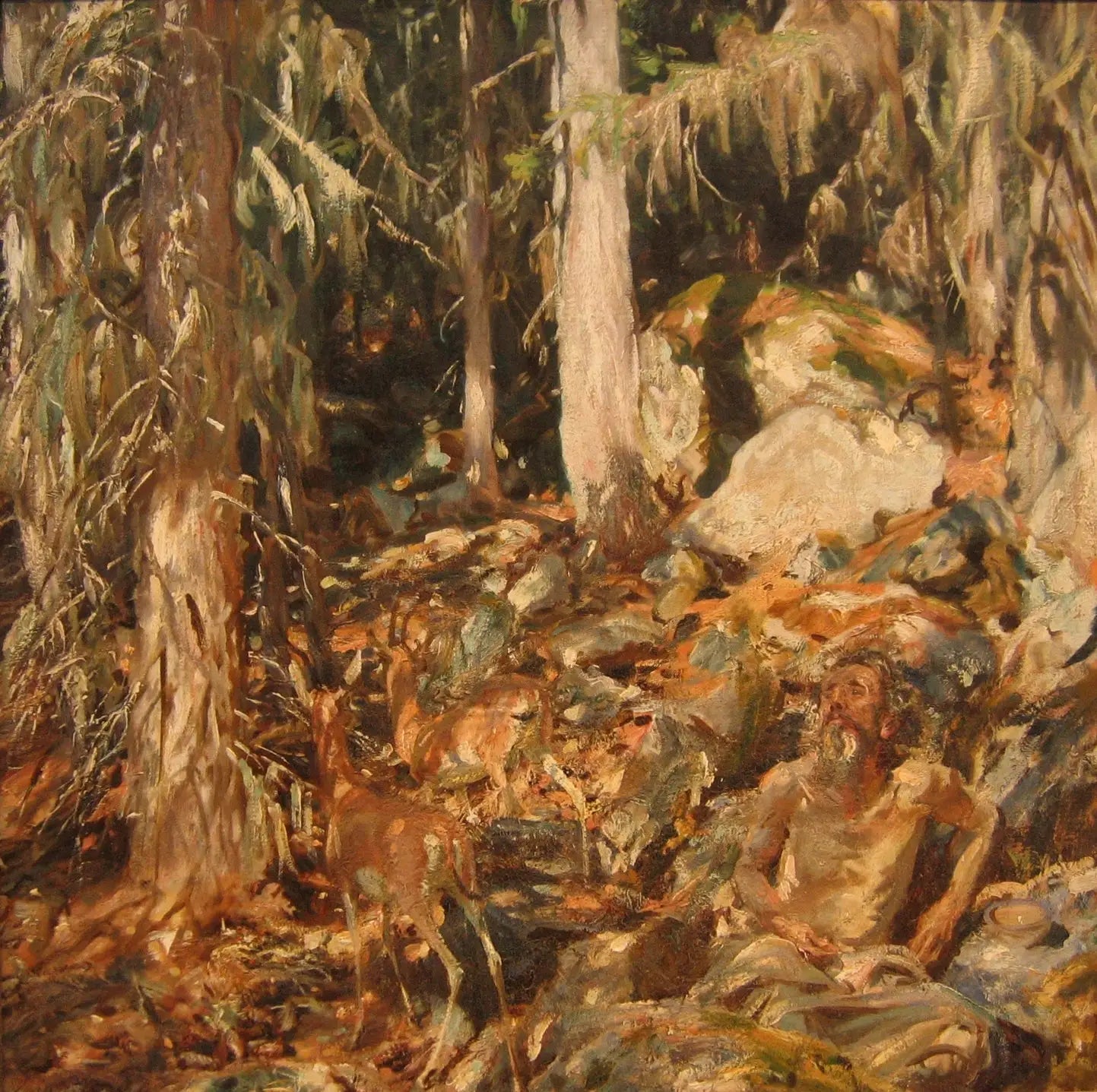 L'Ermite - John Singer Sargent image 1 copie de tableau peinte à la main
