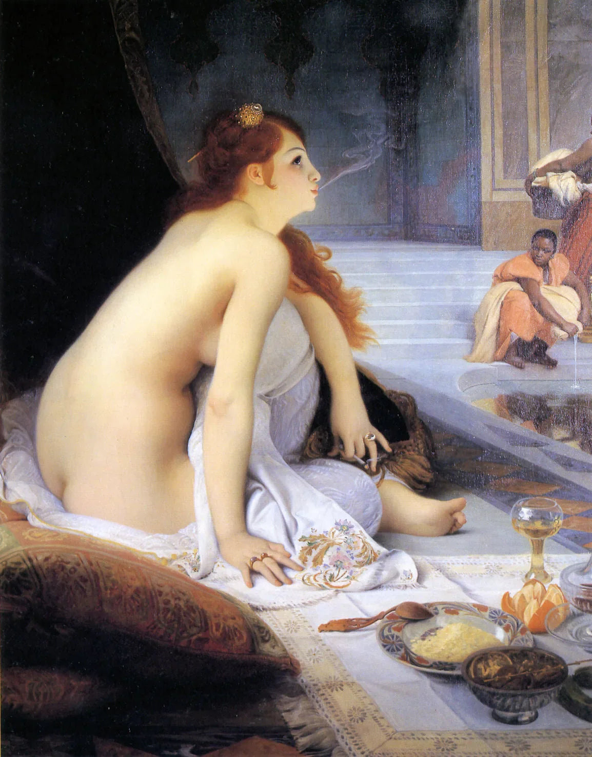 L'Esclave blanche - Jean-Jules-Antoine Lecomte du Nouÿ image 1 reproduction d’œuvre d’art à l’huile