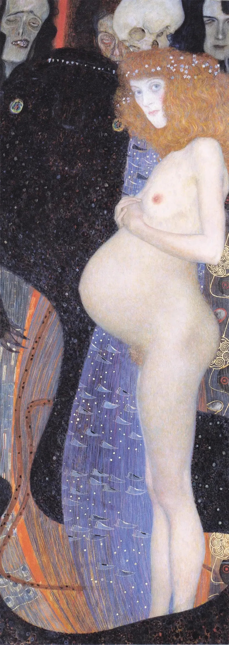 L'Espoir - Gustav Klimt image 1 copie peinte à la main à l’huile
