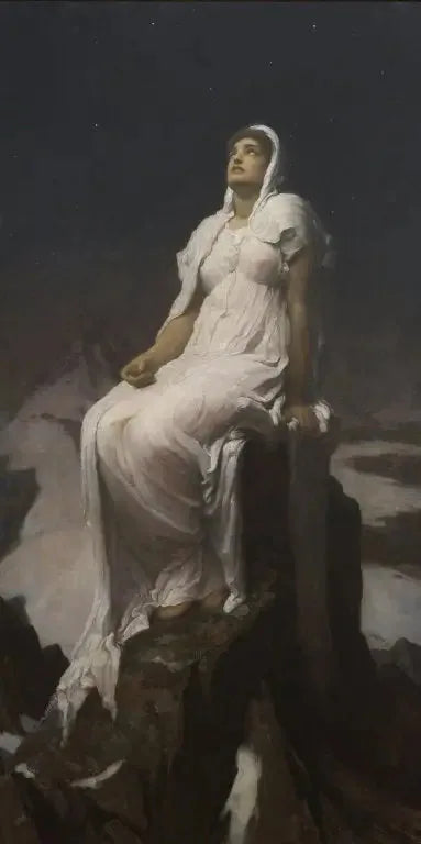 L'esprit du sommet - Frederic Leighton image 1 reproduction de peinture à l’huile