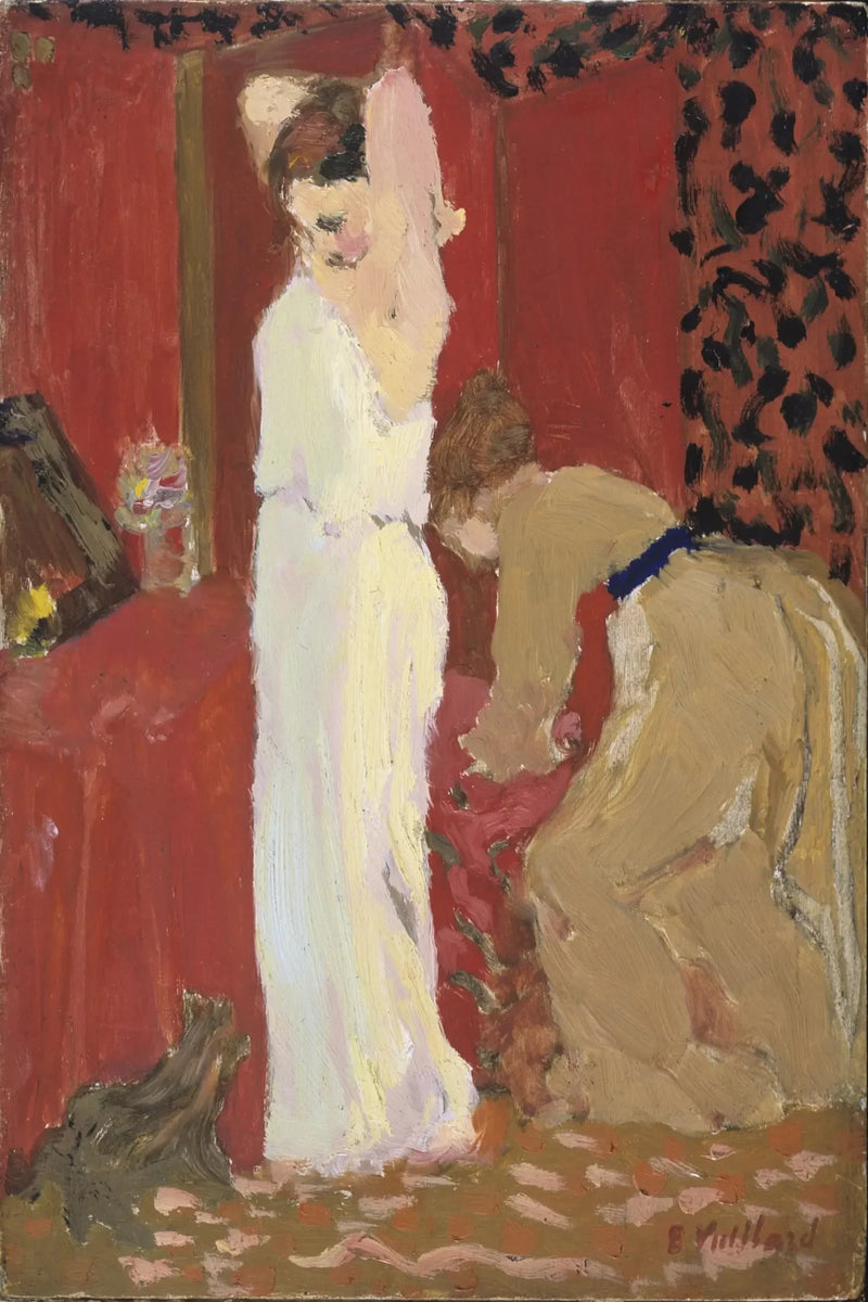 L'Essaiage ; Actrice dans sa loge - Édouard Vuillard