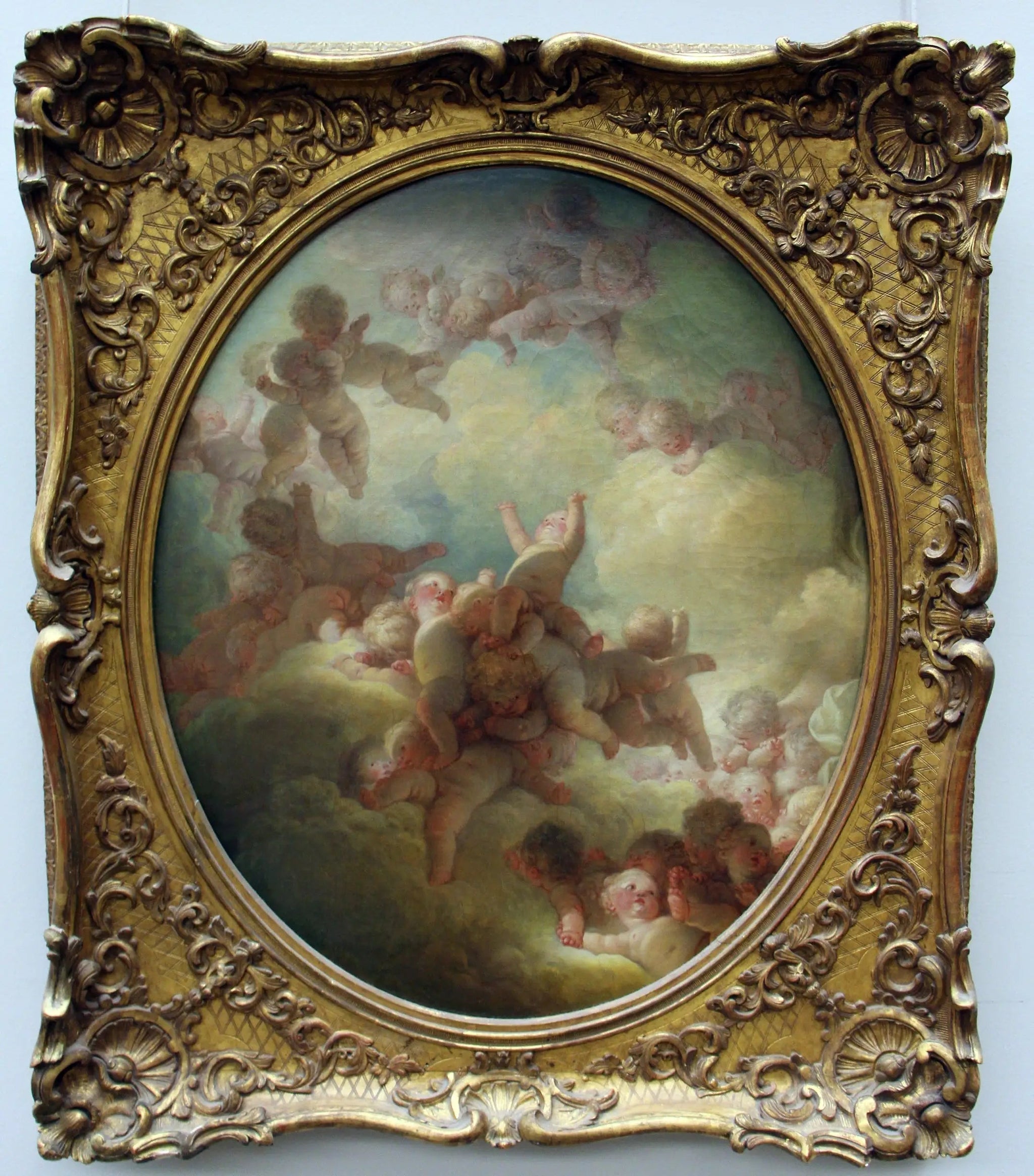 L'essaim d'amours - Jean-Honoré Fragonard image 1 tableau peint à l’huile sur toile