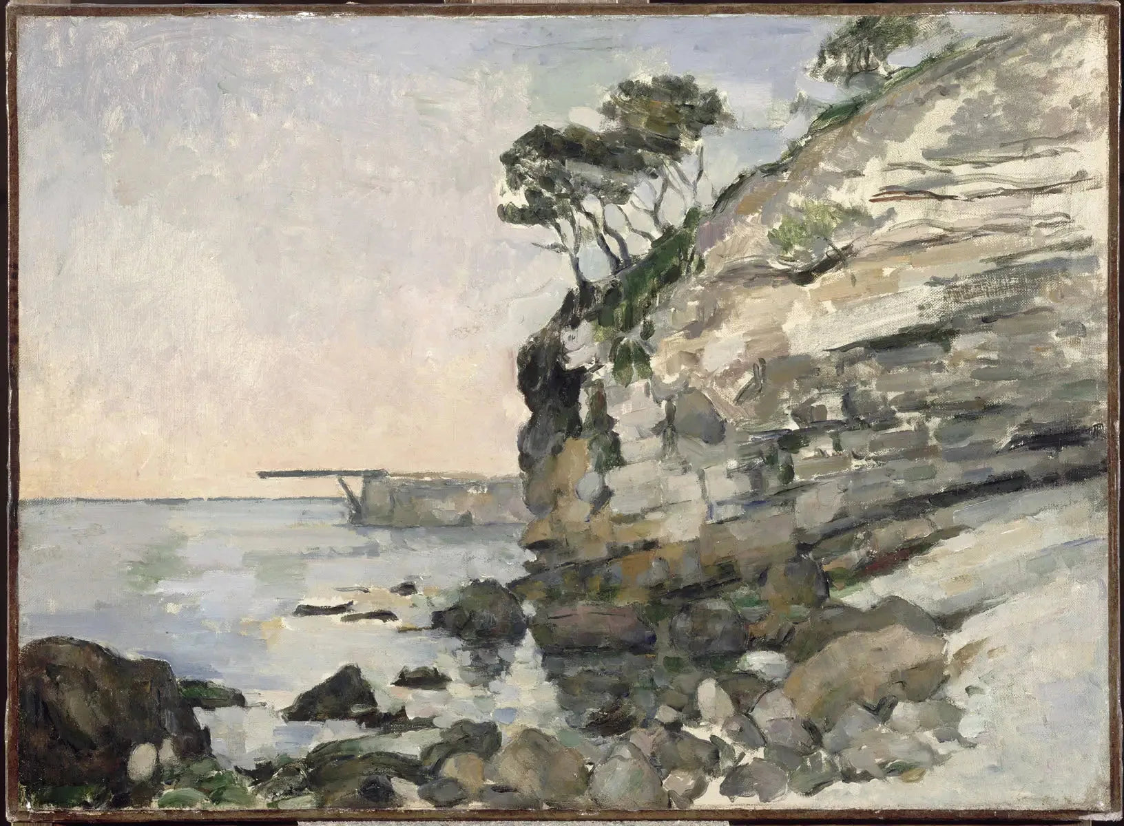 L'Estaque, effet du soir - Paul Cézanne image 1 reproduction artisanale de tableau