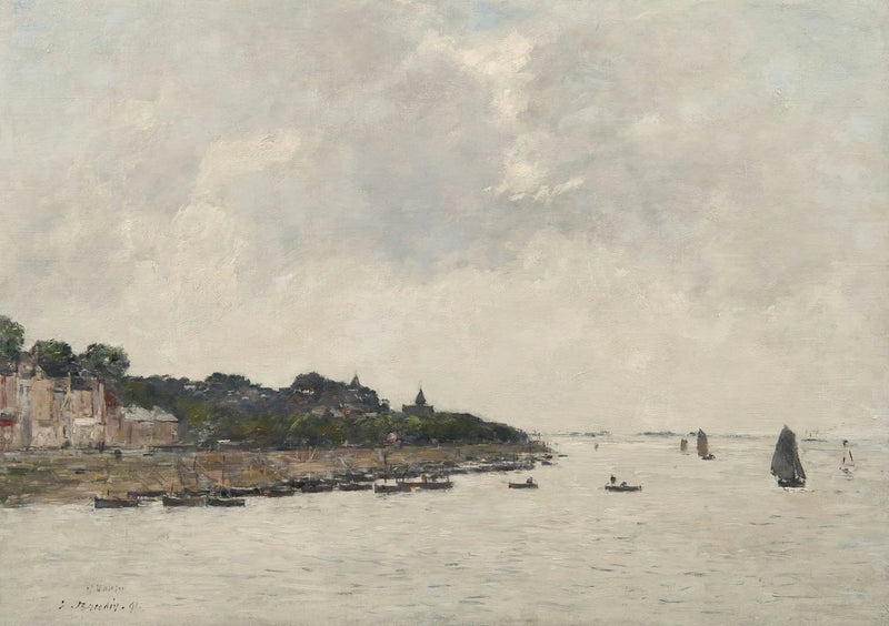 L'estuaire de la Somme à Saint-Valéry-sur-Somme - Eugène Boudin