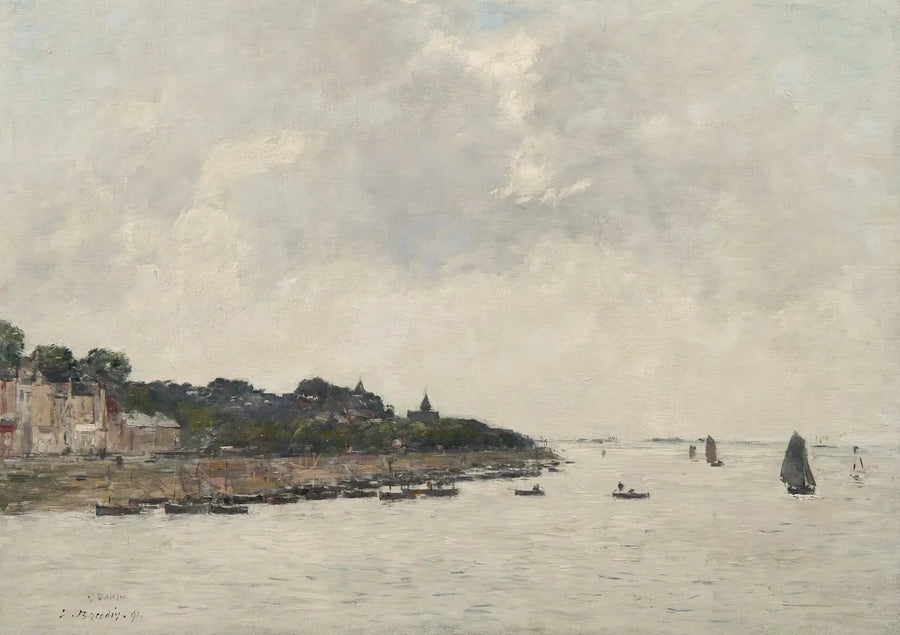 L'estuaire de la Somme à Saint-Valéry-sur-Somme - Eugène Boudin