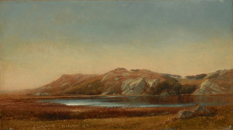 L'étang d'Almy, Newport, Rhode Island - John Frederick Kensett