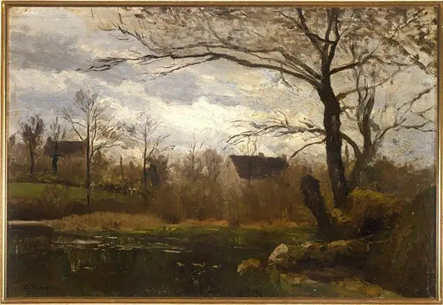 L'étang de Montfoucault - Camille Pissarro