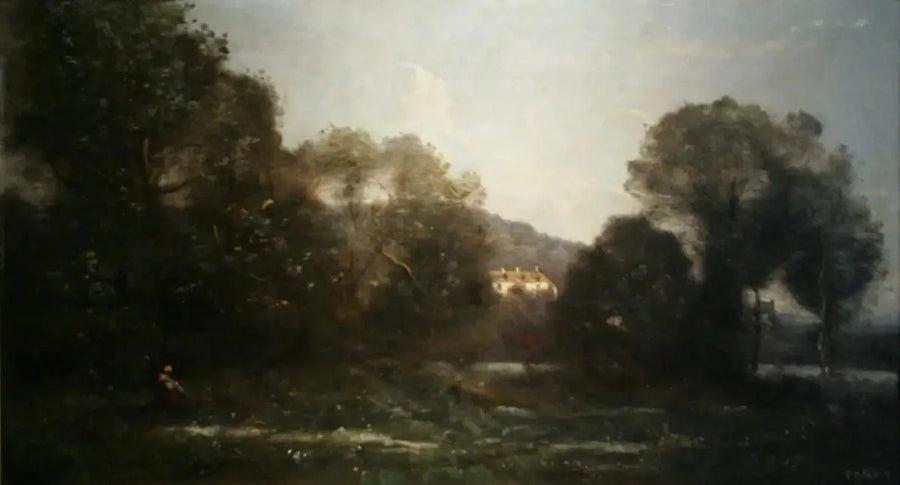 L'Étang de Ville d'Avray - Jean-Baptiste Camille Corot