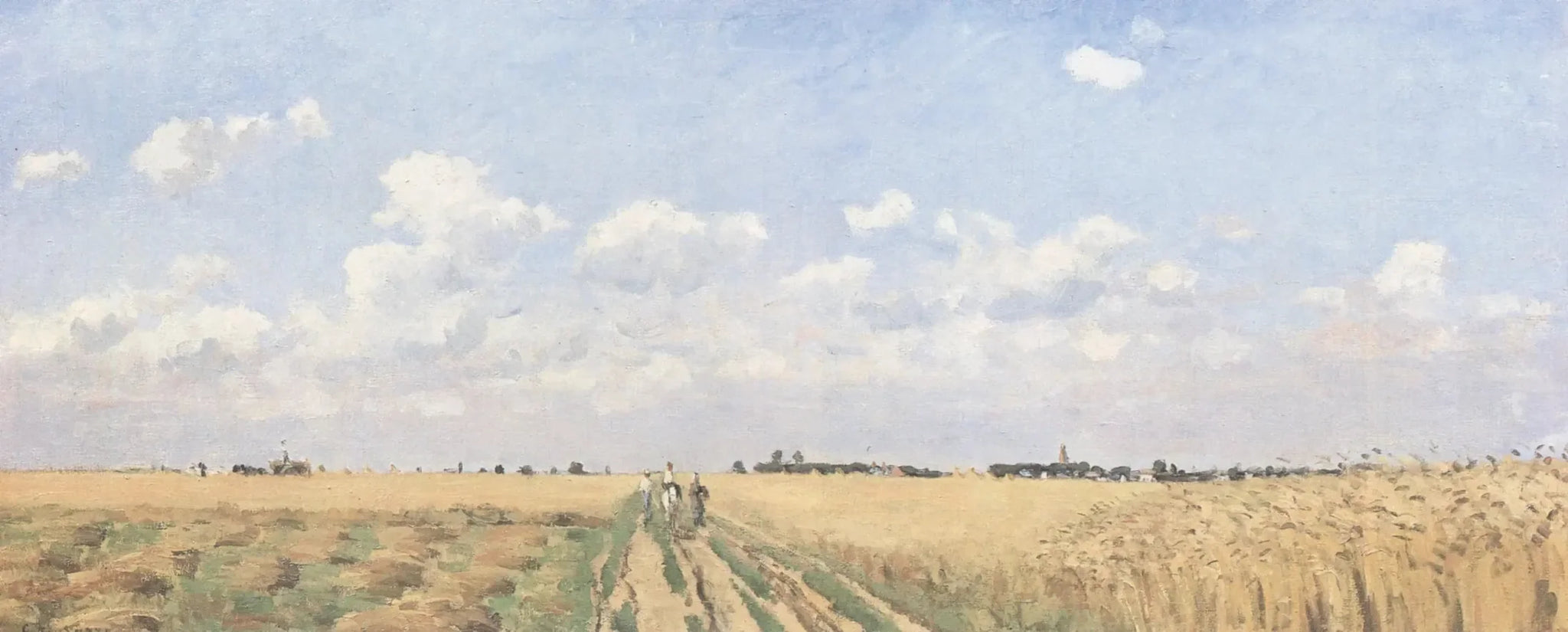 L´été - Camille Pissarro image 1 copie peinte à la main à l’huile