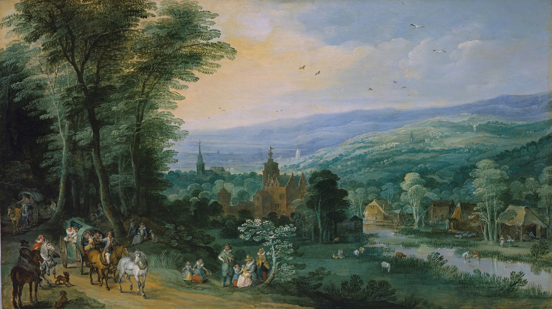 L'été - Jan Brueghel l'Ancien image 1 reproduction d’œuvre d’art à l’huile