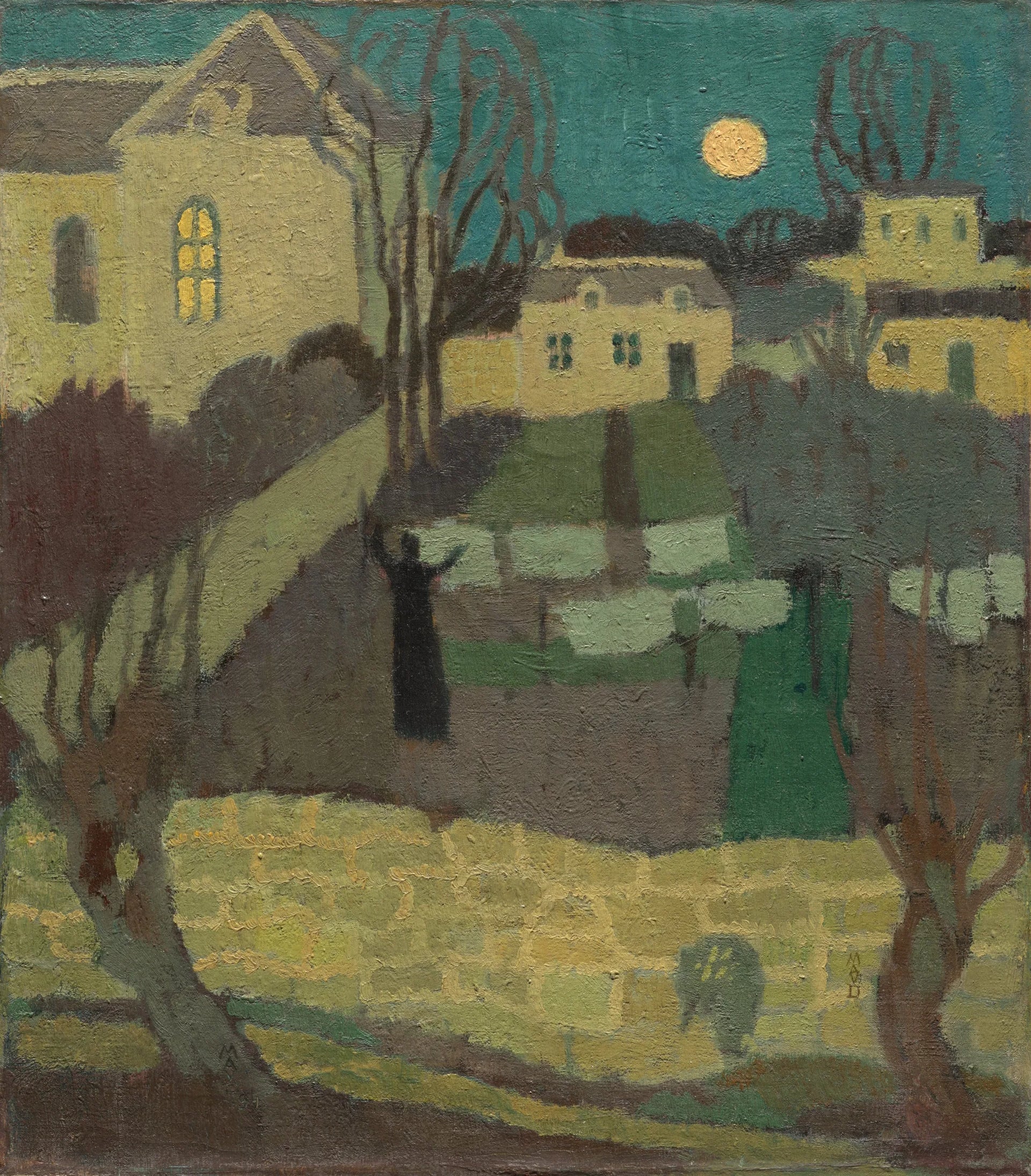 L'étendage du linge - Maurice Denis image 1 copie de tableau peinte à la main