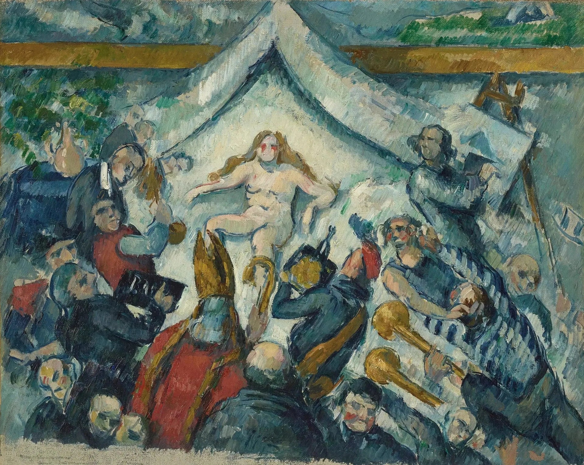 L'Éternel féminin - Paul Cézanne image 1 reproduction de peinture à l’huile