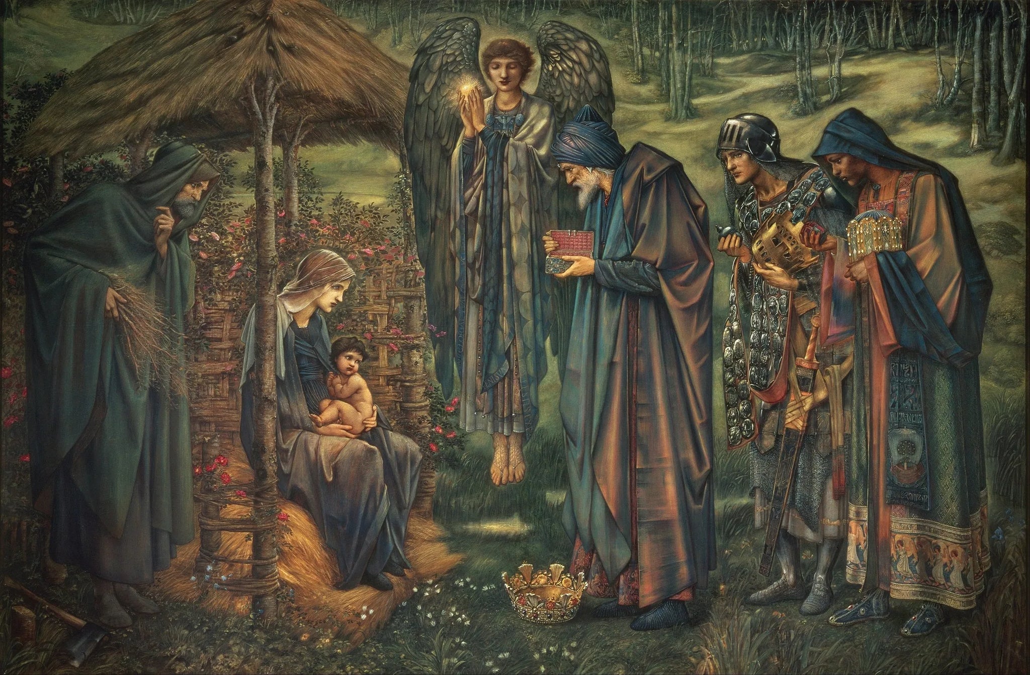 L'Étoile de Bethléem - Edward Burne-Jones image 1 copie peinte à la main à l’huile