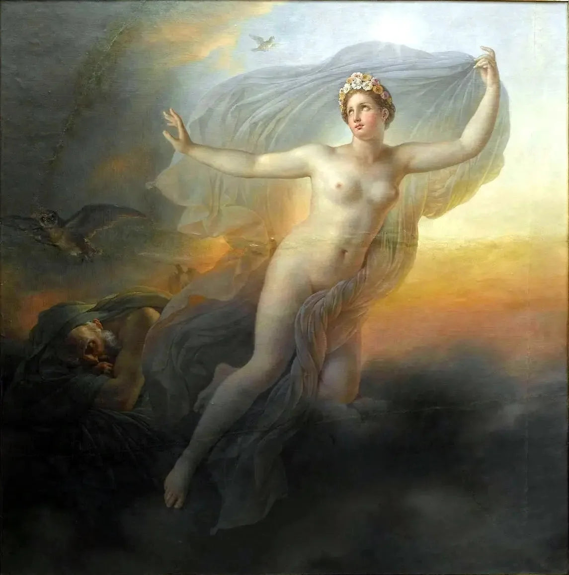 L’Étoile du matin - Anne-Louis Girodet image 1 copie peinte à la main à l’huile