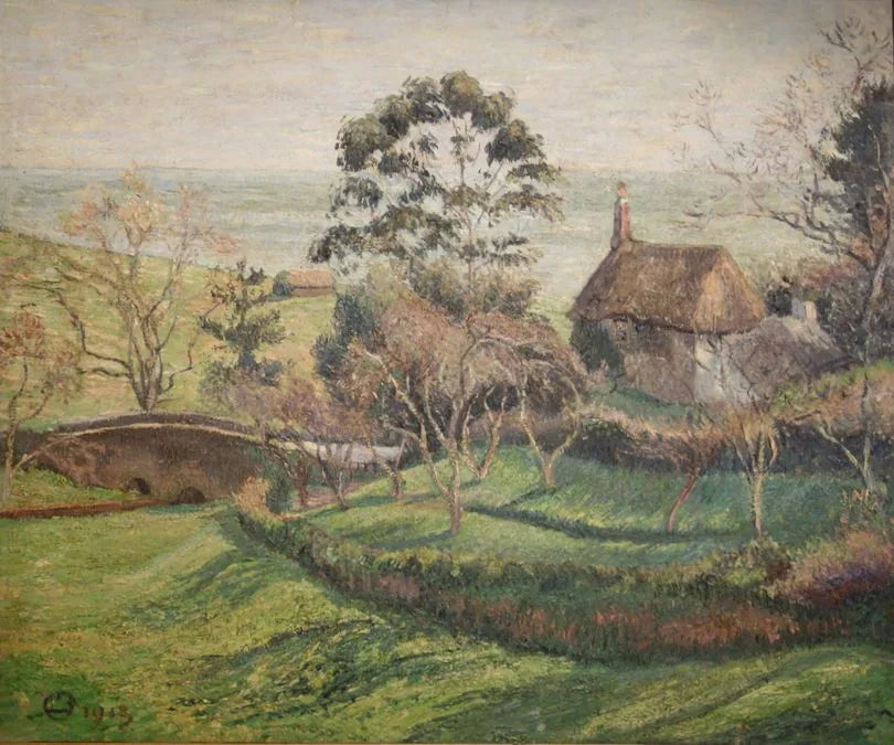L’eucalyptus - Lucien Pissarro image 1 reproduction réalisée par Alpha Reproduction