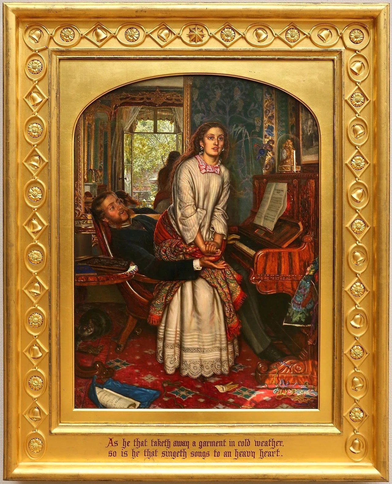 L'Éveil de la Conscience - William Holman Hunt image 2 copie peinte à la main à l’huile