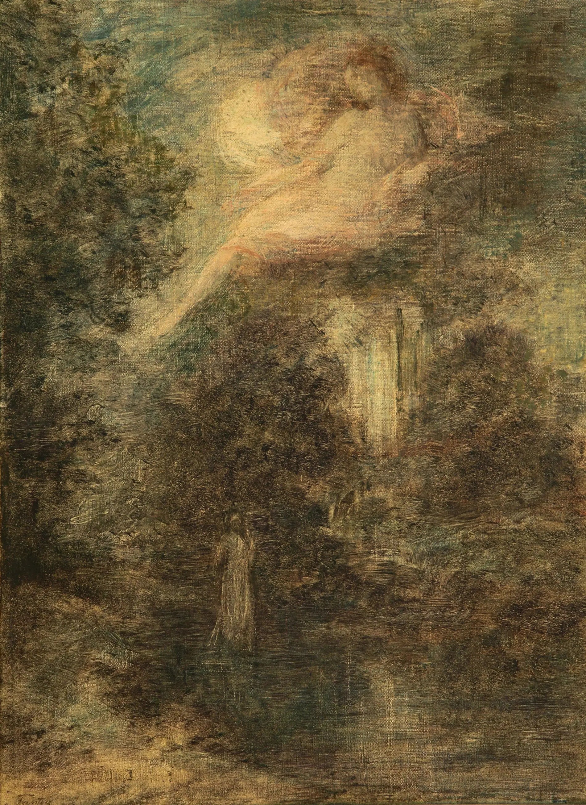 L'Evocation (Solitude) - Henri Fantin-Latour image 1 copie de tableau peinte à la main