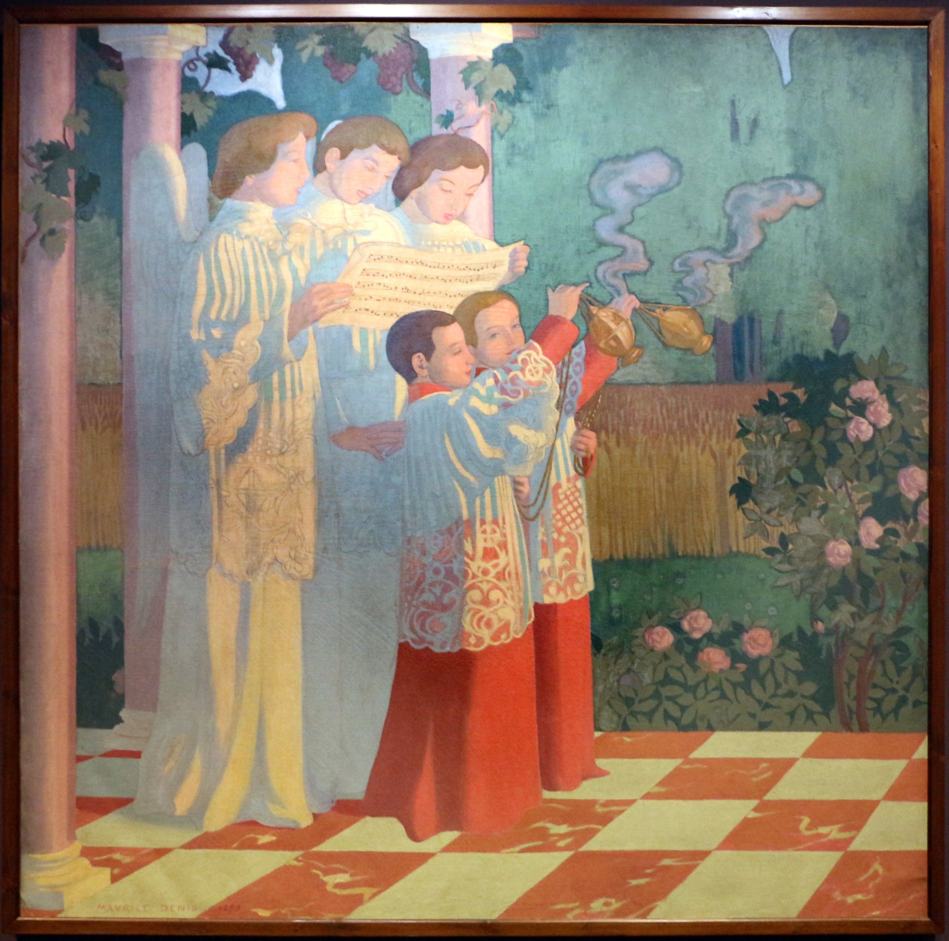 L'exaltation de la sainte Croix et la glorification du sacrifice de la messe - Maurice Denis image 1 reproduction réalisée par Alpha Reproduction