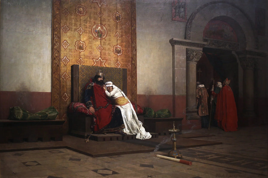 L'Excommunication de Robert le Pieux - Jean-Paul Laurens
