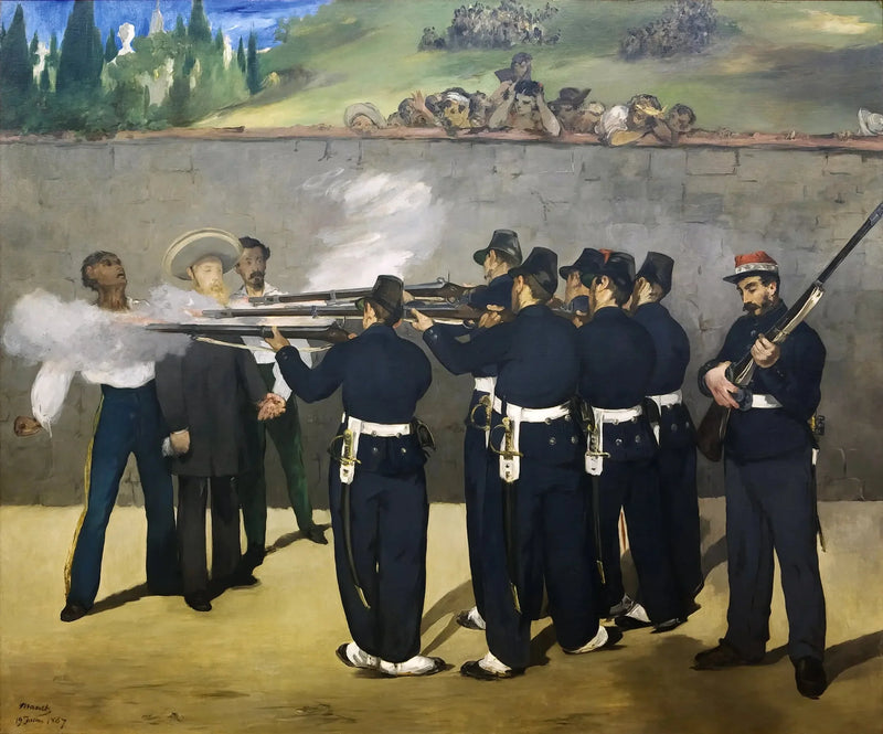 L'Exécution de l'empereur Maximilien - Édouard Manet