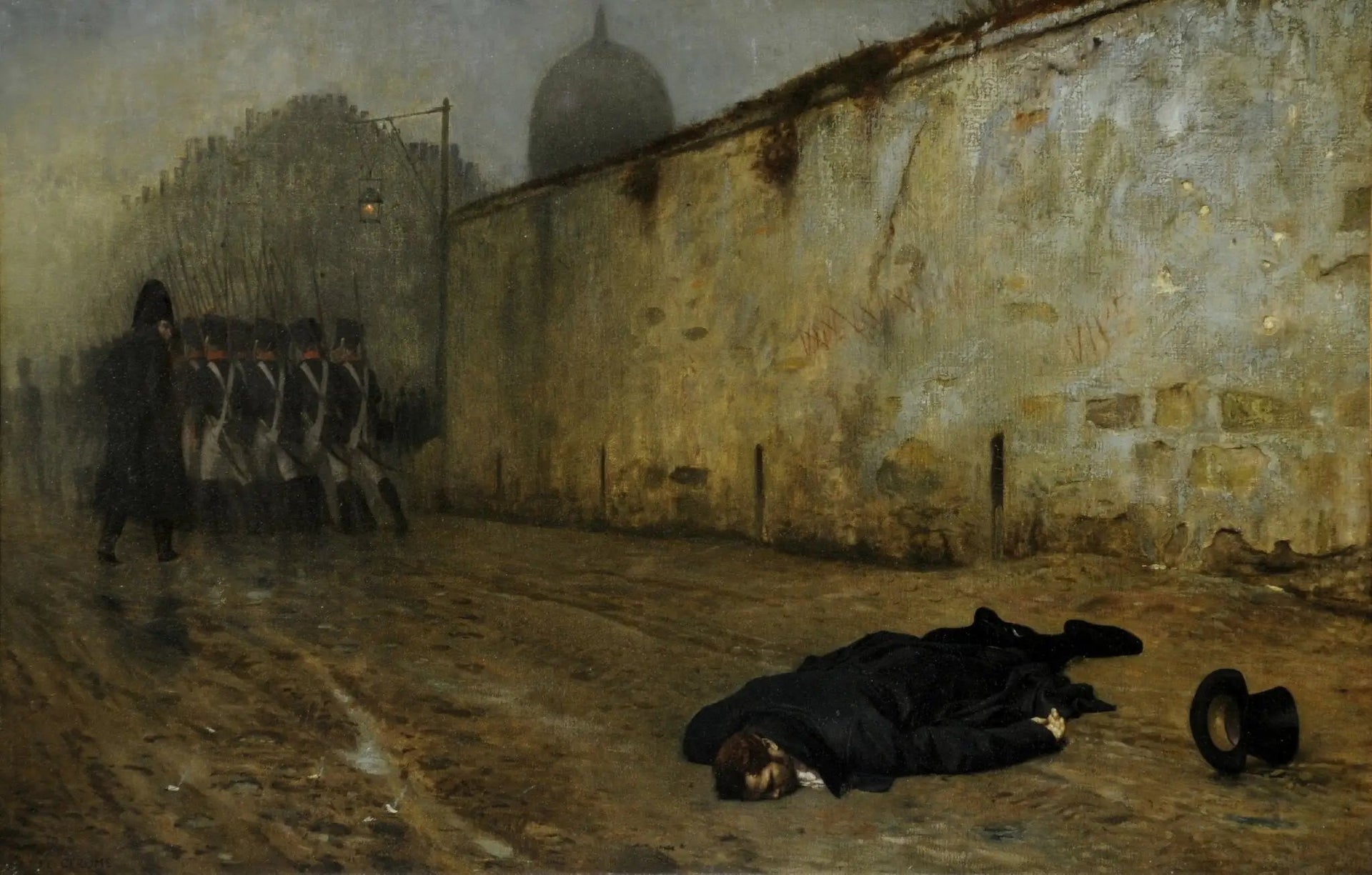 L'exécution du maréchal Ney - Jean-Léon Gérôme image 1 tableau peint à l’huile sur toile