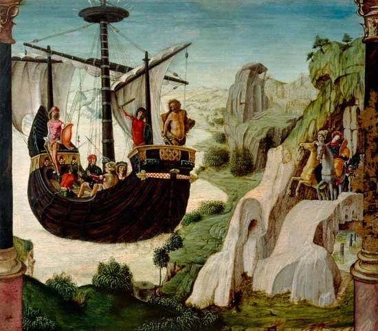 L'Expédition des Argonautes - Ercole de’ Roberti image 1 copie peinte à la main à l’huile