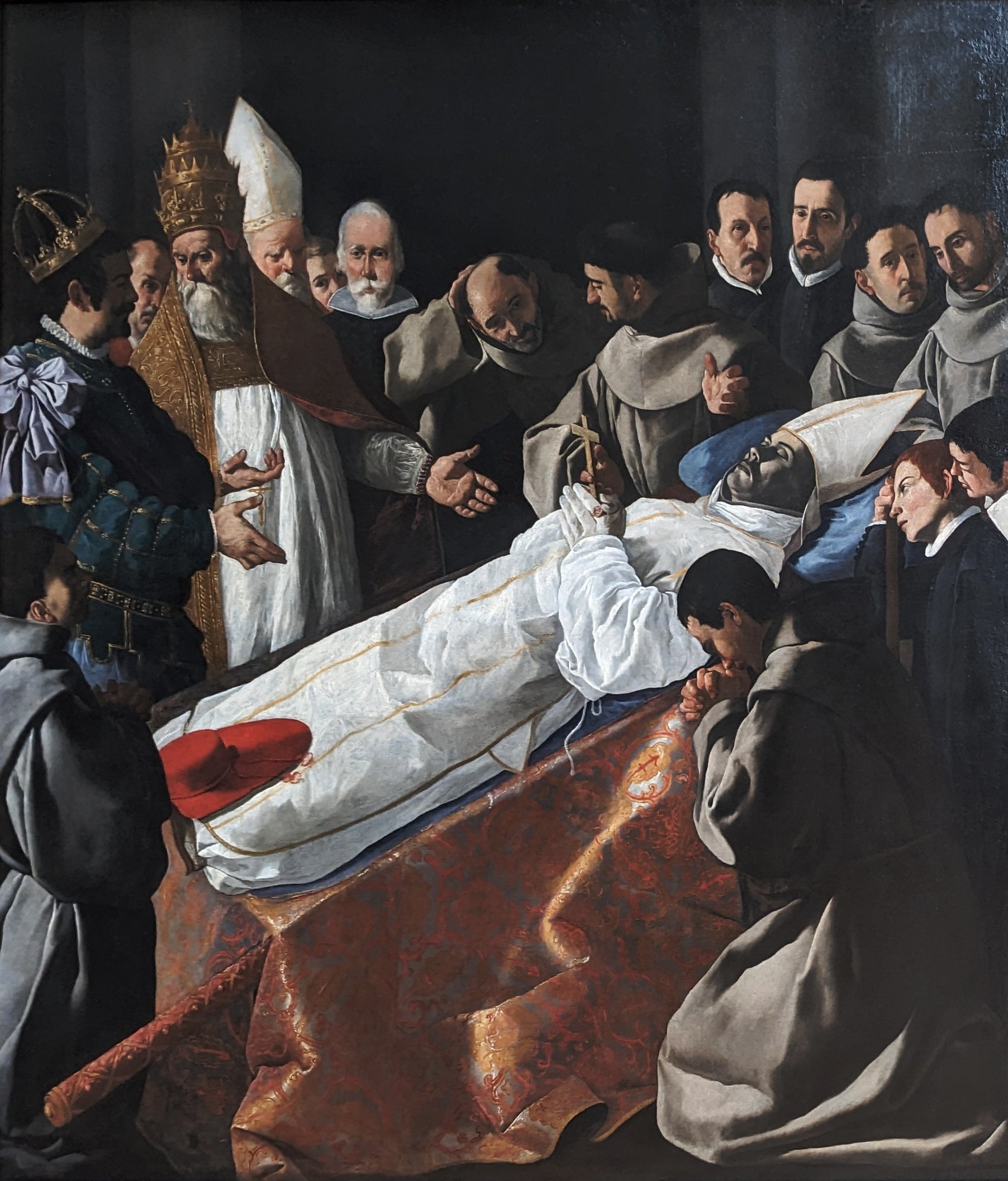 L'Exposition du corps de Saint Bonaventure - Francisco de Zurbarán image 1 reproduction réalisée par Alpha Reproduction