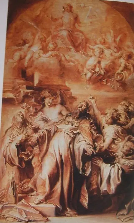 L'extase de saint Augustin - Antoine van Dyck image 1 reproduction d’œuvre d’art à l’huile