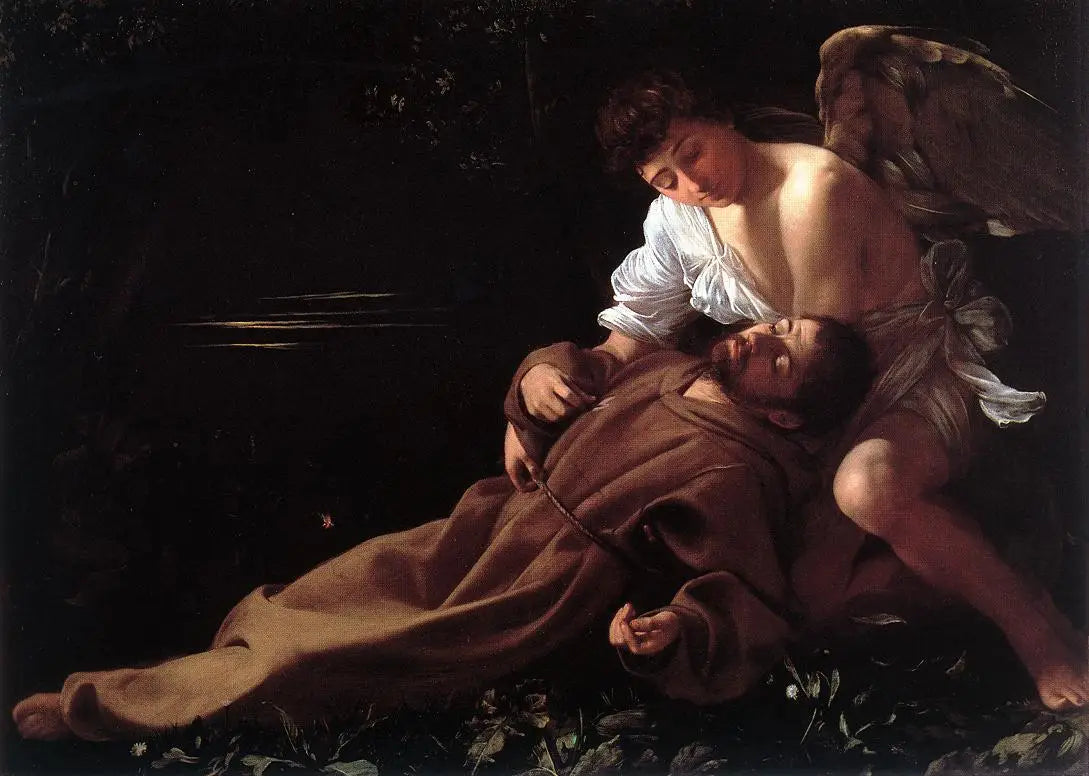 L'Extase de saint François - Le Caravage image 1 tableau peint à l’huile sur toile