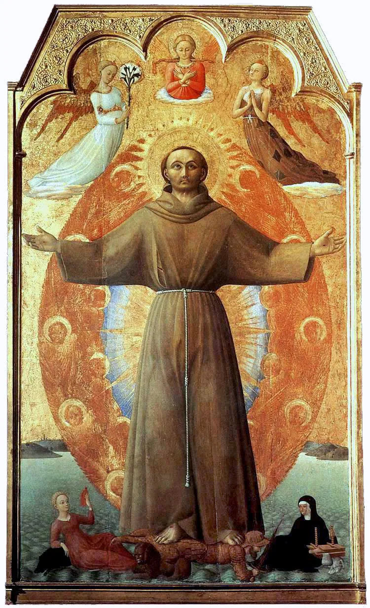 L'extase de saint François - Sassetta image 1 tableau peint à l’huile sur toile