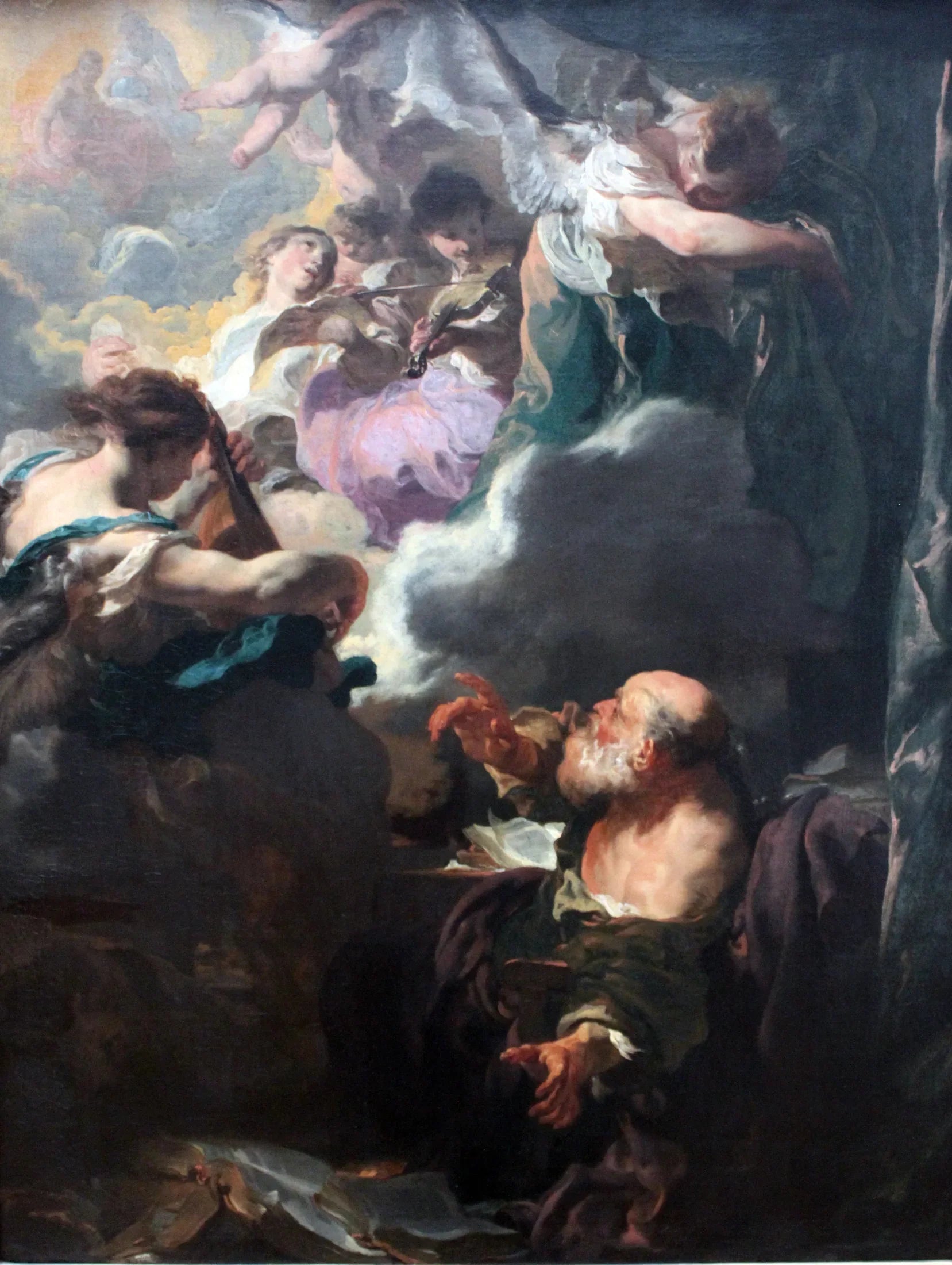 L'extase de saint Paul - Johann Liss image 1 tableau peint à l’huile sur toile