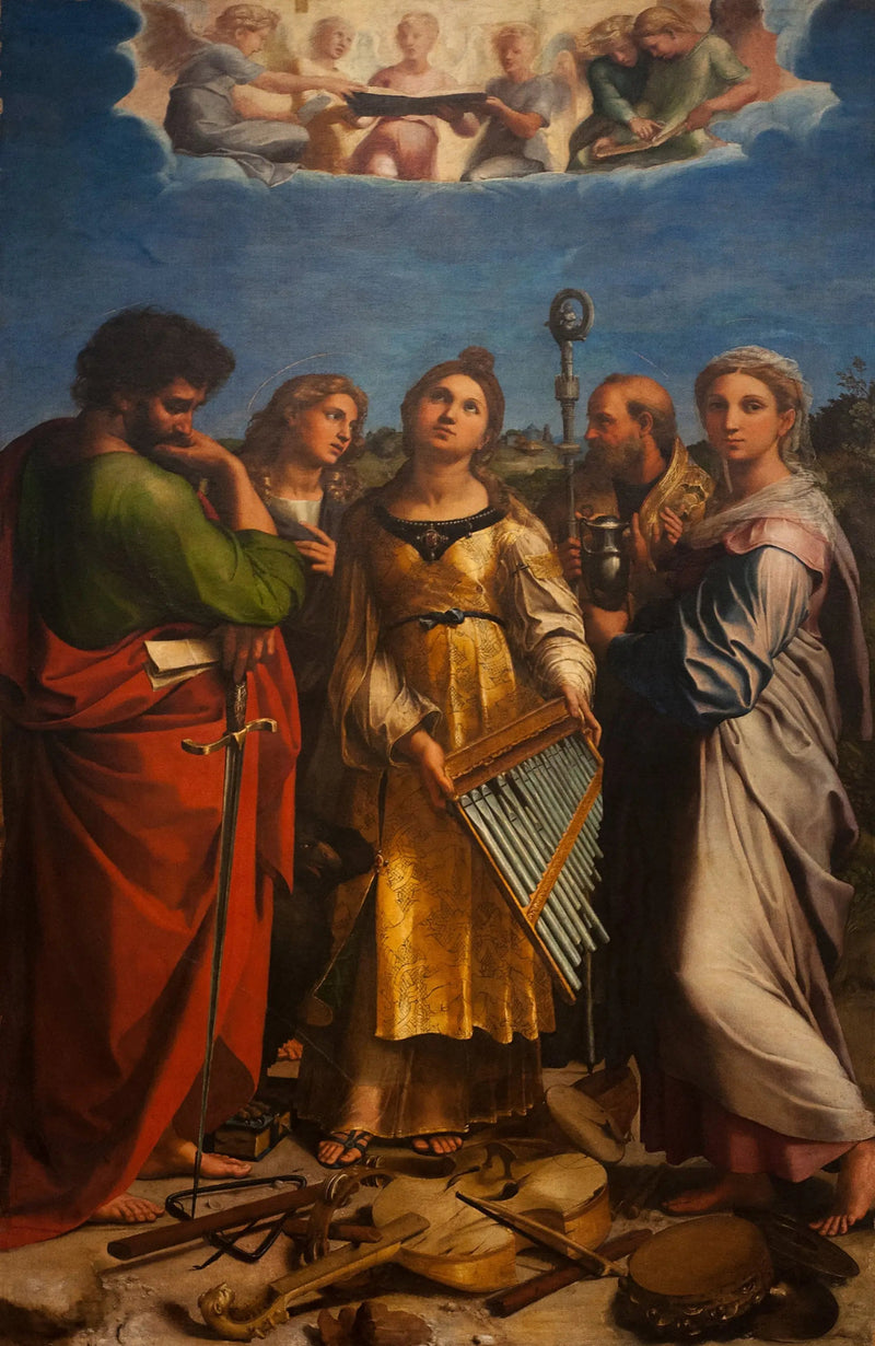 L'Extase de sainte Cécile - Raphaël Sanzio
