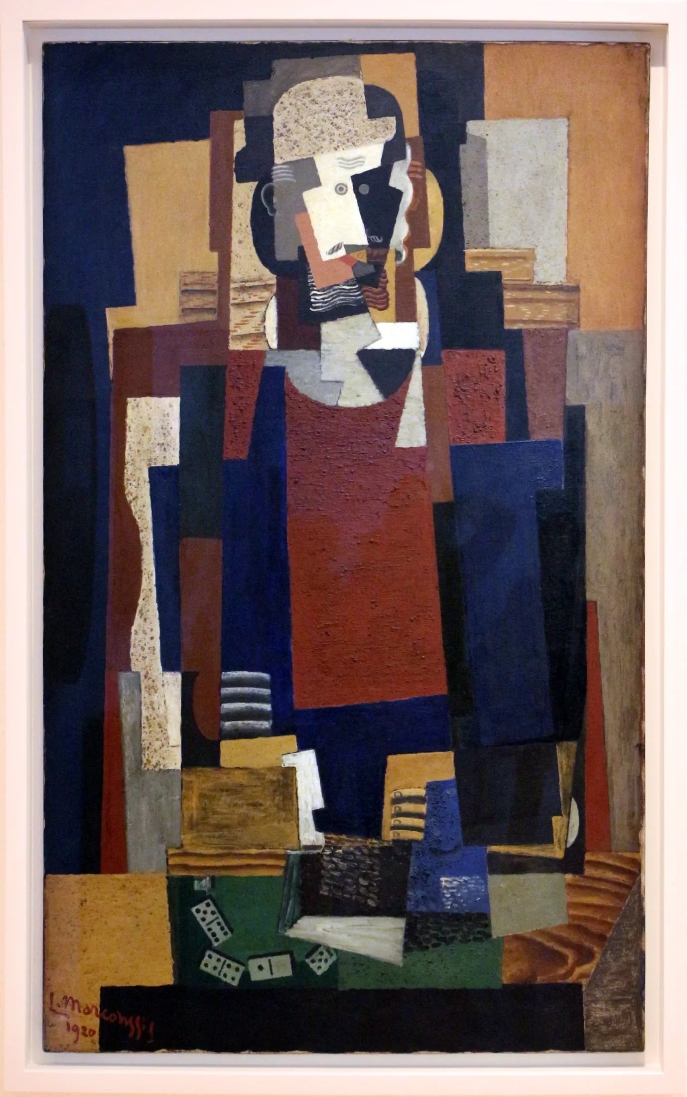 L'habitué - Louis Marcoussis image 1 copie peinte à la main à l’huile