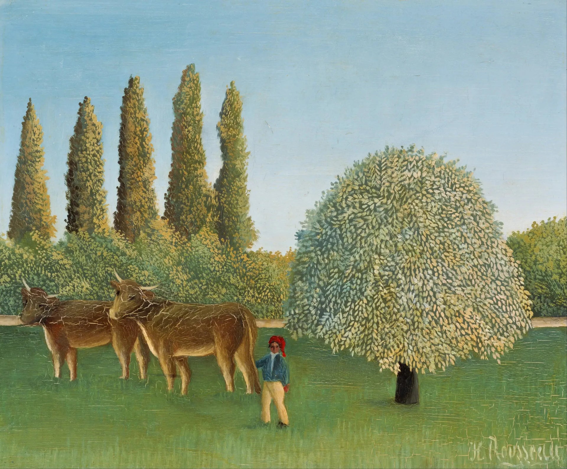 L'Herbage - Henri Rousseau image 1 copie de tableau peinte à la main