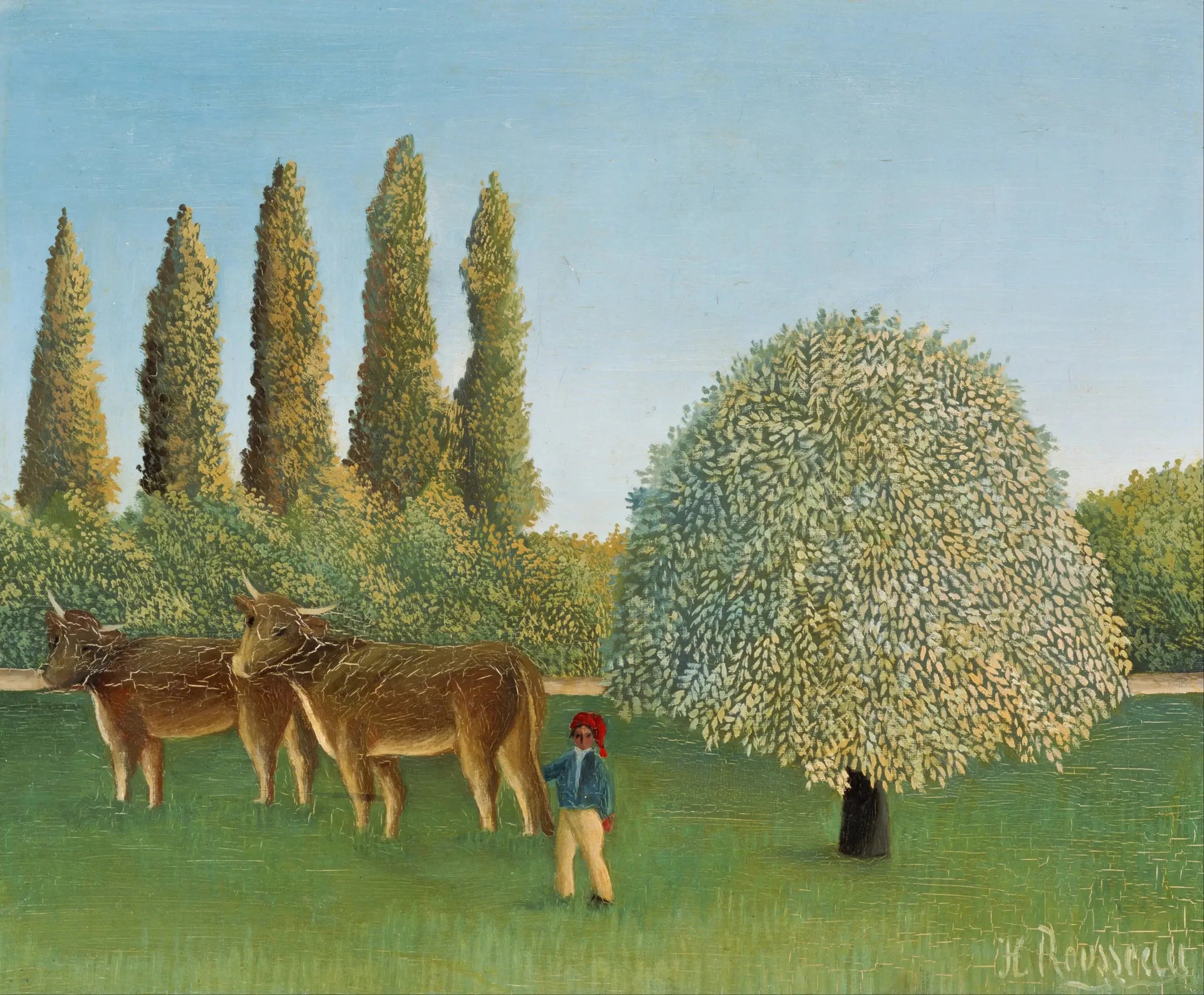 L'Herbage - Henri Rousseau image 1 copie de tableau peinte à la main