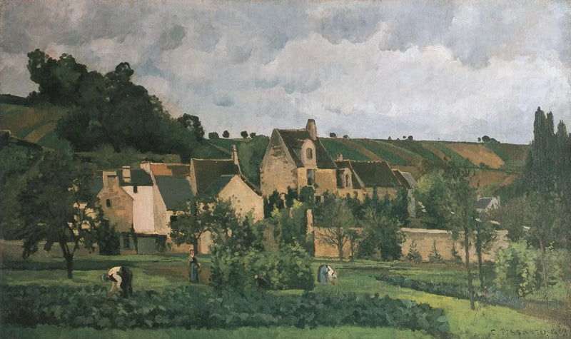 L'Hermitage à Pontoise - Camille Pissarro
