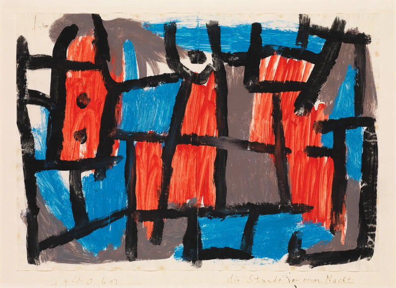 L'heure avant une nuit - Paul Klee